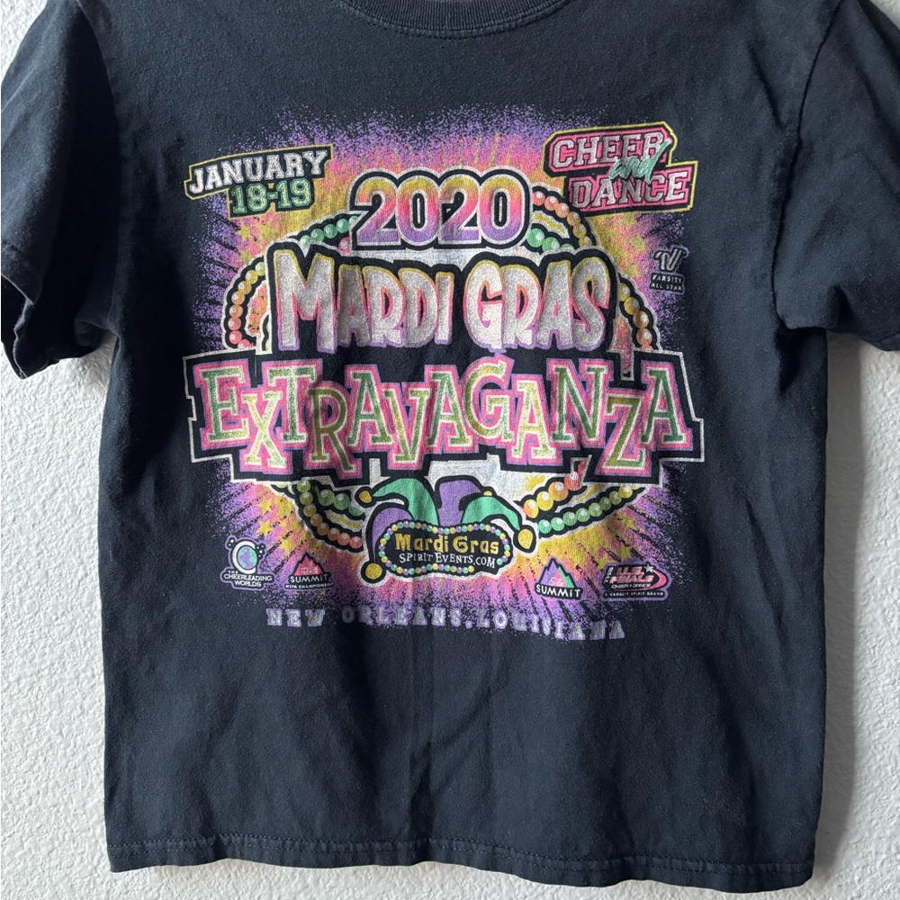 Mardi Gras Extravaganza T-Shirt - Black Size M